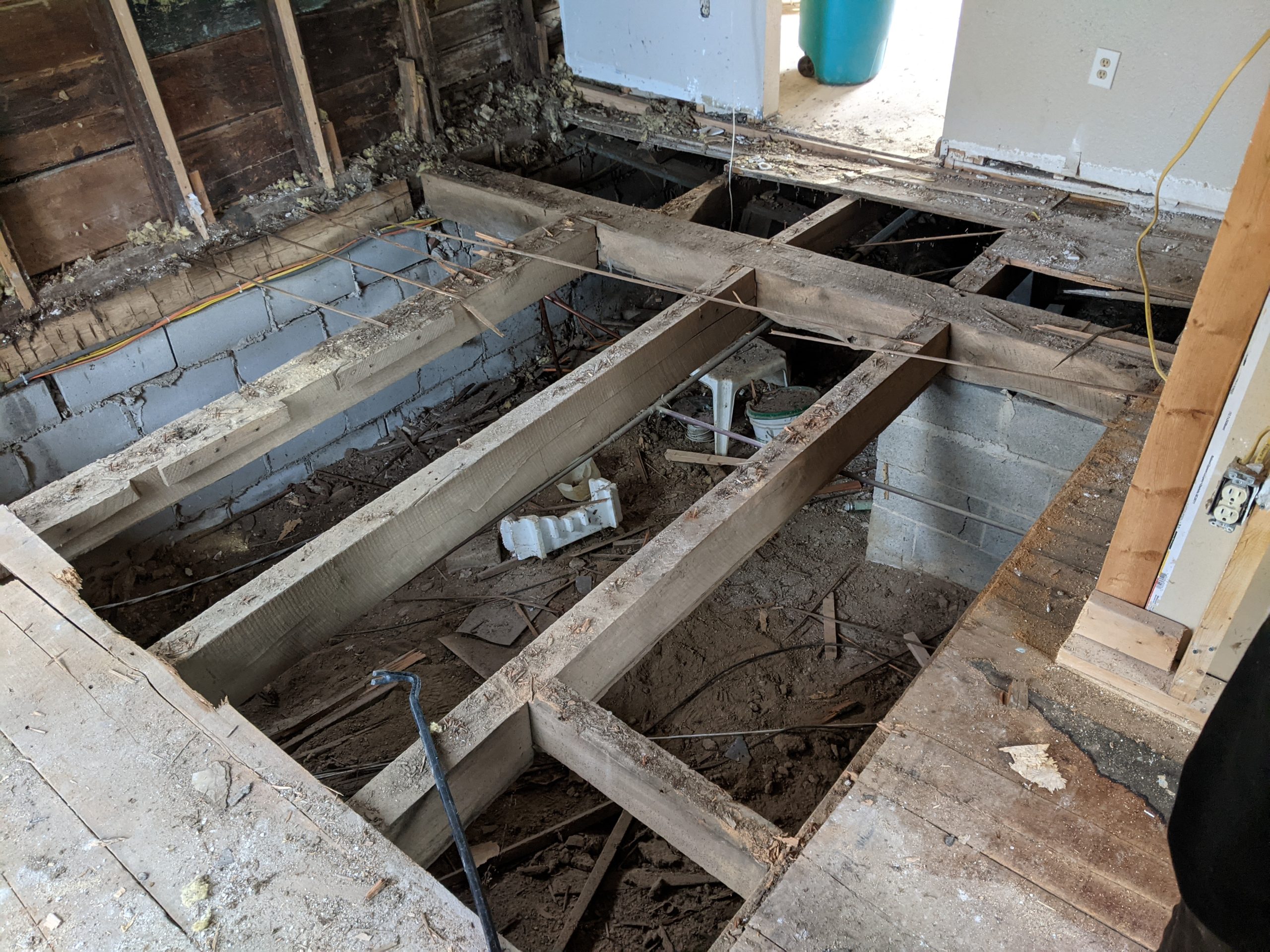 Exposed Floor Joists